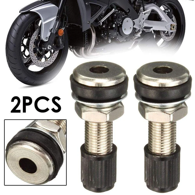 2 STÜCKE 35 MM Tubeless Auto Motorrad Fahrrad Reifen Ventil Mit Staubkappe Für Moto Rad Reifen Zubehör Universal Schlauch Reifen