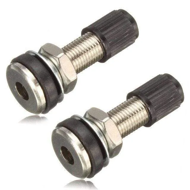 2 STÜCKE 35 MM Tubeless Auto Motorrad Fahrrad Reifen Ventil Mit Staubkappe Für Moto Rad Reifen Zubehör Universal Schlauch Reifen