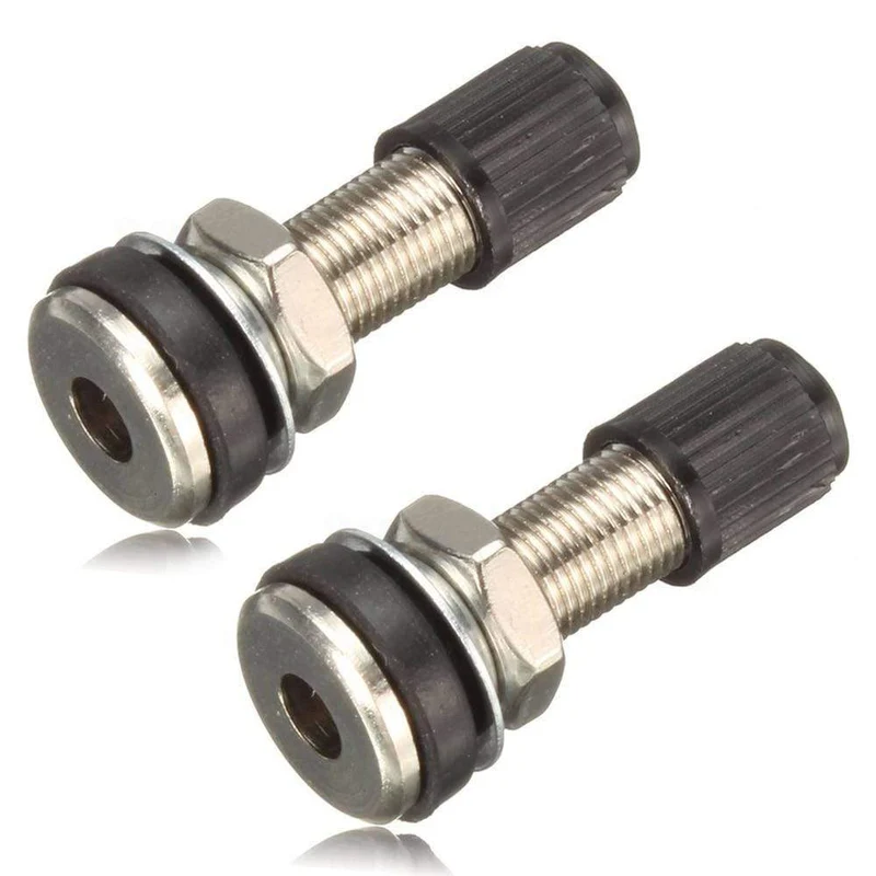 2 STÜCKE 35 MM Tubeless Auto Motorrad Fahrrad Reifen Ventil Mit Staubkappe Für Moto Rad Reifen Zubehör Universal Schlauch Reifen