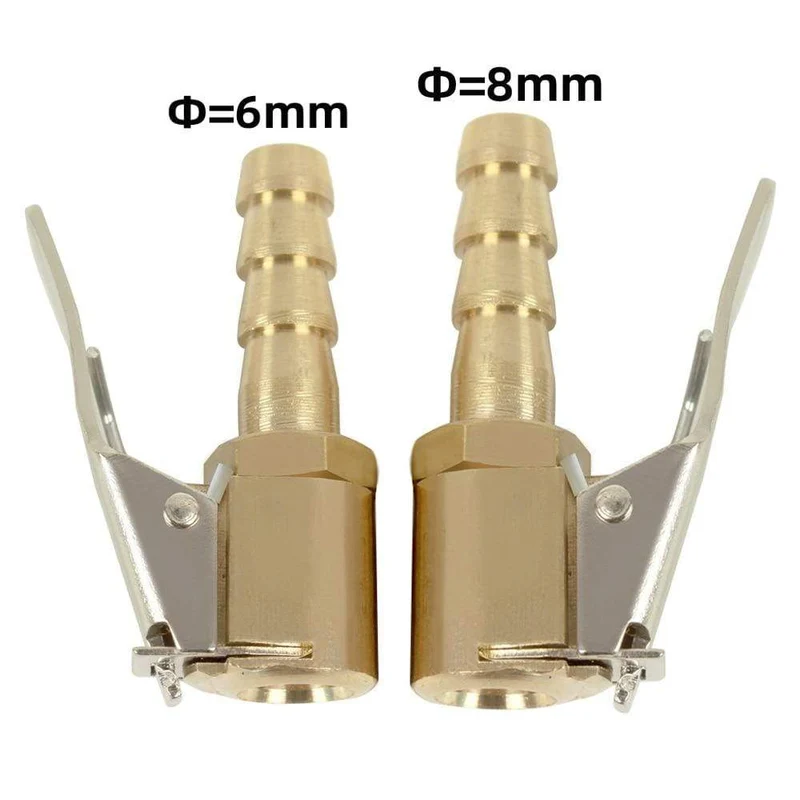 6mm 8mm Chuck Clip Auto Reifen Aufblasbare Luftpumpe Düse Inflator Ventil Stecker Für Kompressor Auto teile Reifen reifen Zubehör
