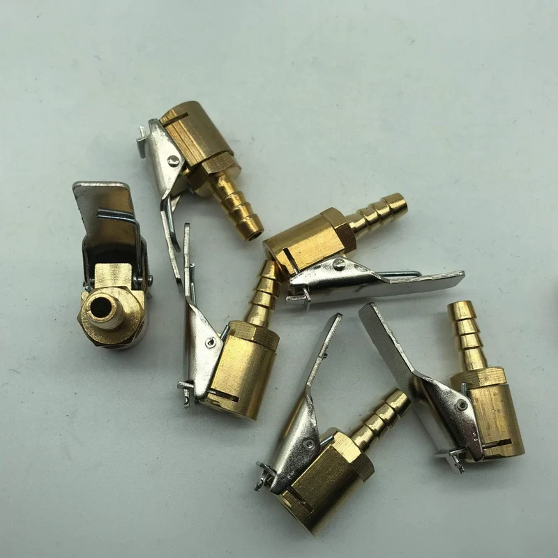 6mm 8mm Chuck Clip Auto Reifen Aufblasbare Luftpumpe Düse Inflator Ventil Stecker Für Kompressor Auto teile Reifen reifen Zubehör