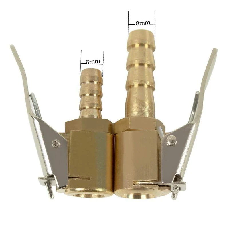 6mm 8mm Chuck Clip Auto Reifen Aufblasbare Luftpumpe Düse Inflator Ventil Stecker Für Kompressor Auto teile Reifen reifen Zubehör