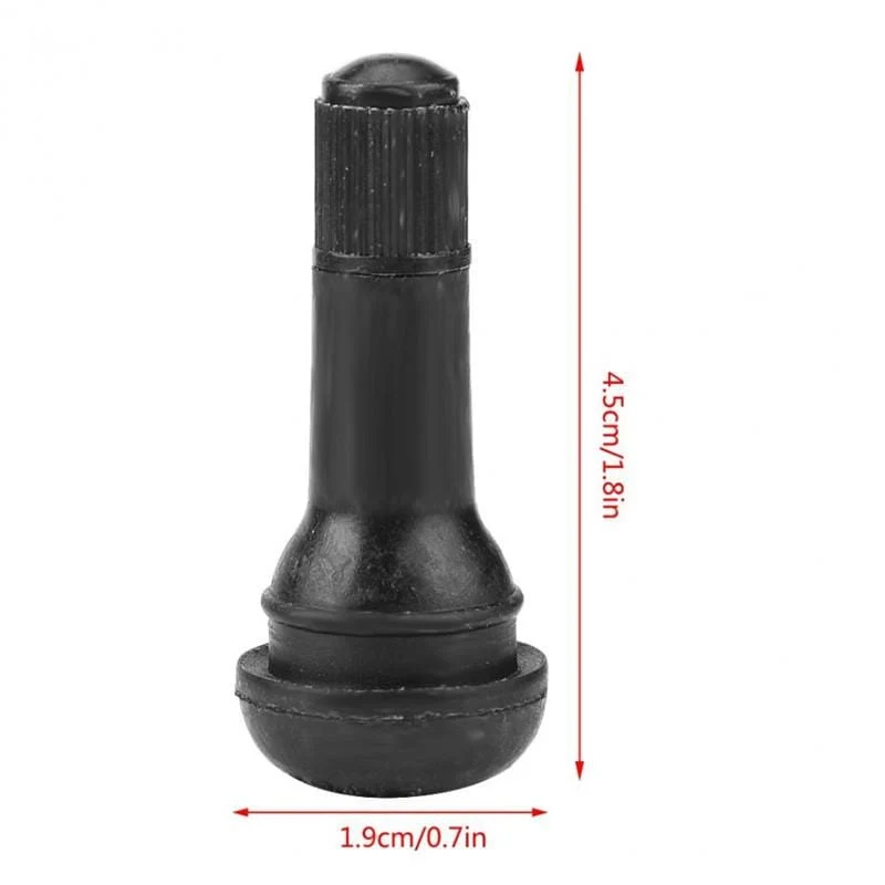 Autoteile TR412, TR413, TR414 Ventilbaugruppe Vakuum-Reifenventil Automobile Black Rubber Valve Legierungsventil Allgemeines Modell