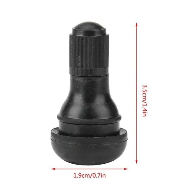 Autoteile TR412, TR413, TR414 Ventilbaugruppe Vakuum-Reifenventil Automobile Black Rubber Valve Legierungsventil Allgemeines Modell