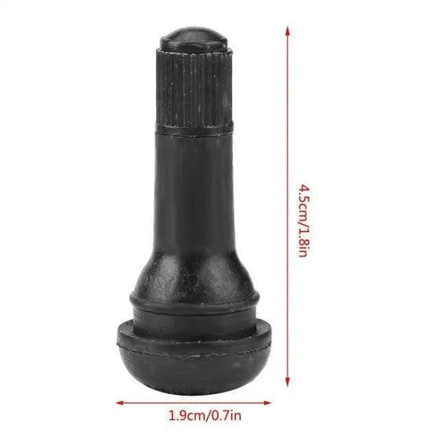 Autoteile TR412, TR413, TR414 Ventilbaugruppe Vakuum-Reifenventil Automobile Black Rubber Valve Legierungsventil Allgemeines Modell