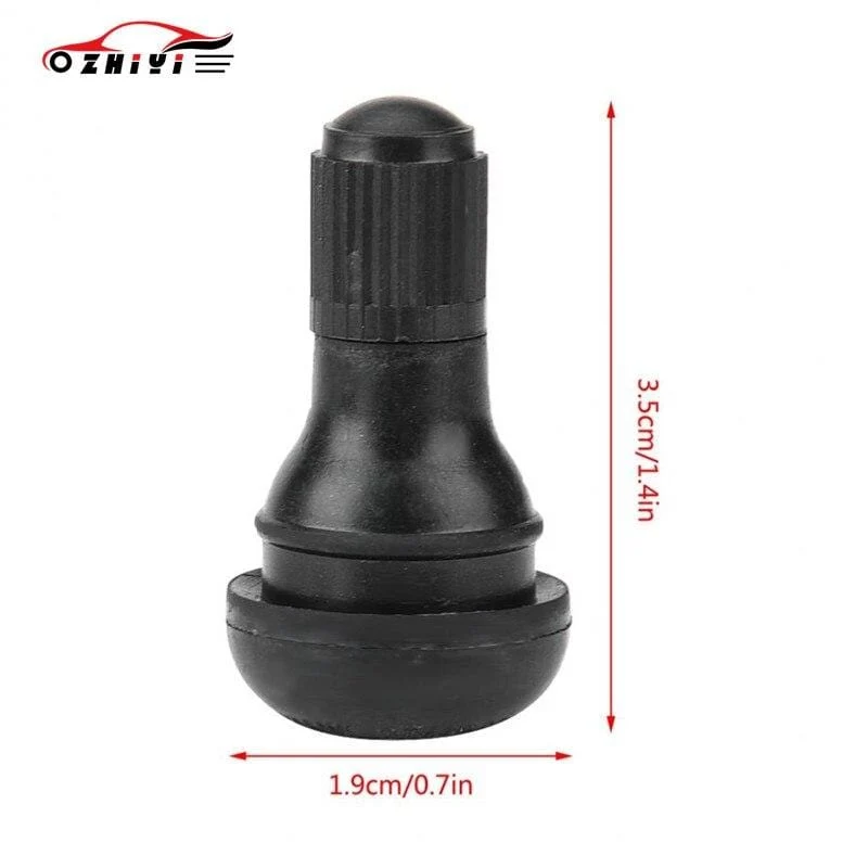 Autoteile TR412, TR413, TR414 Ventilbaugruppe Vakuum-Reifenventil Automobile Black Rubber Valve Legierungsventil Allgemeines Modell