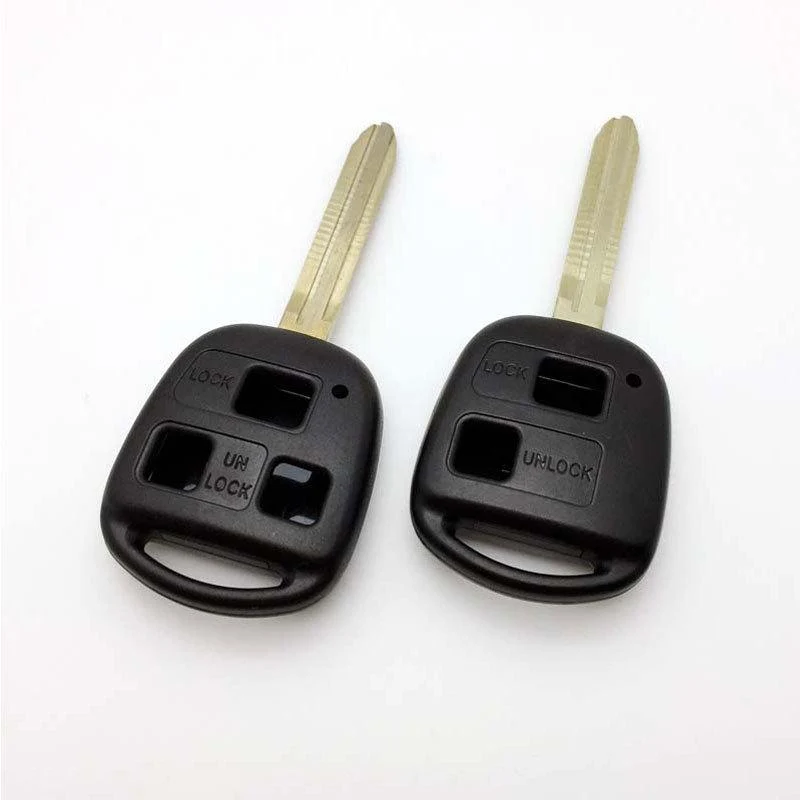 2 3 Tasten Fob Schlüsselgehäuse Fernbedienung Autoschlüssel Shell für Toyota Corolla Land Cruiser YARIS CAMRY RAV4 für Lexus RX300 ES300