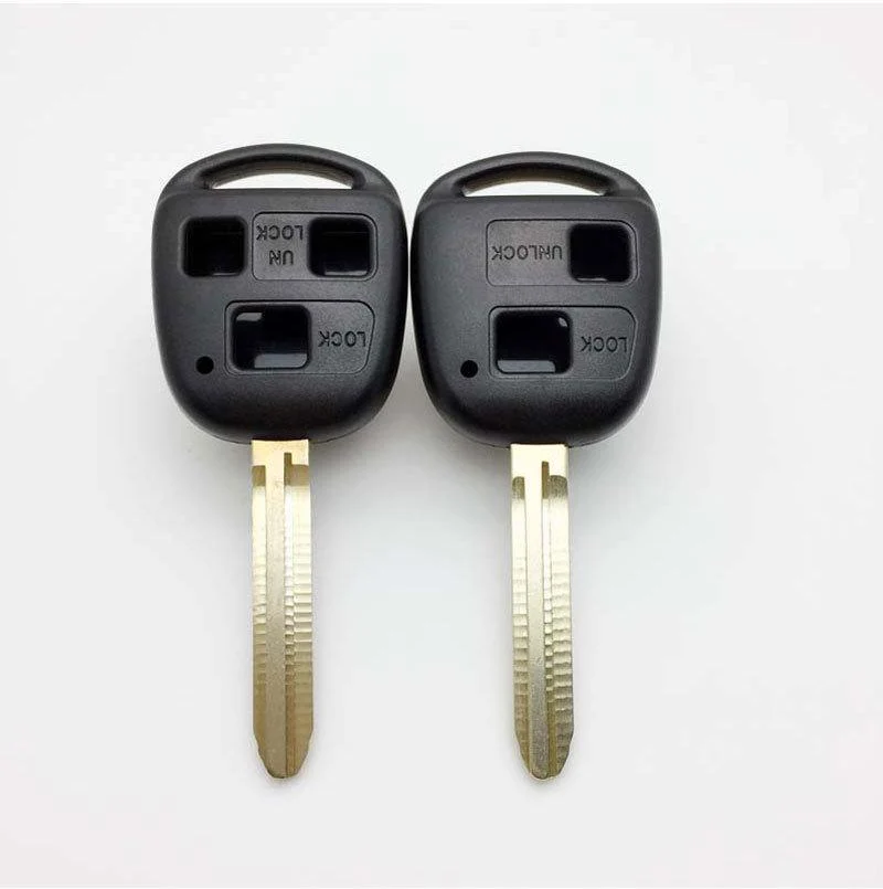 2 3 Tasten Fob Schlüsselgehäuse Fernbedienung Autoschlüssel Shell für Toyota Corolla Land Cruiser YARIS CAMRY RAV4 für Lexus RX300 ES300