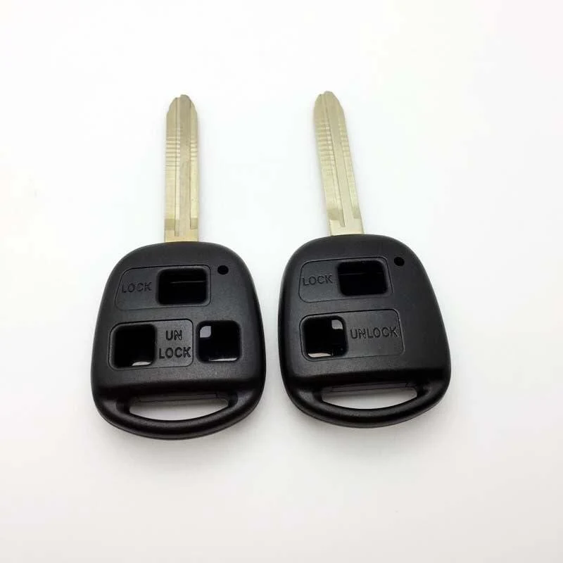 2 3 Tasten Fob Schlüsselgehäuse Fernbedienung Autoschlüssel Shell für Toyota Corolla Land Cruiser YARIS CAMRY RAV4 für Lexus RX300 ES300
