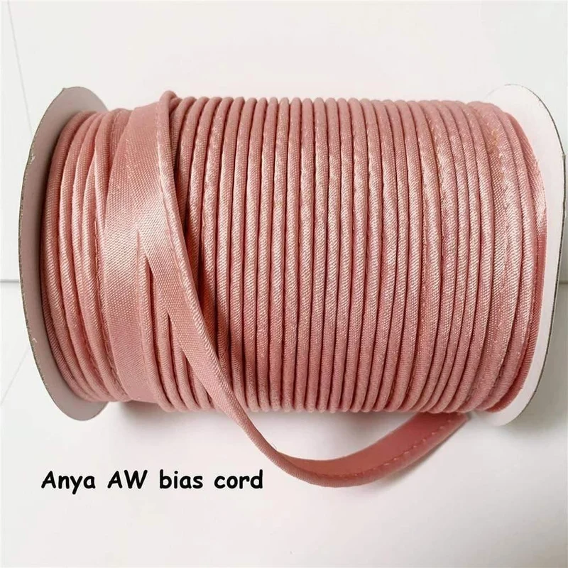 12 mm x 20 Yards/Karte, Satin-Schrägband, Bindeband, handgefertigt von AW, zum Nähen und Beschneiden von DIY-Kleidungsstücken