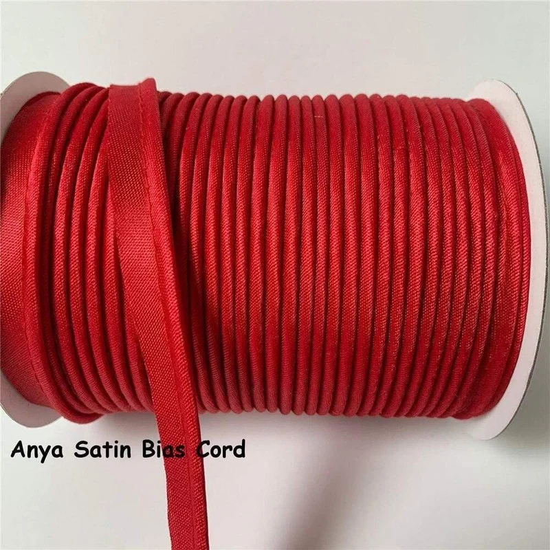 12 mm x 20 Yards/Karte, Satin-Schrägband, Bindeband, handgefertigt von AW, zum Nähen und Beschneiden von DIY-Kleidungsstücken