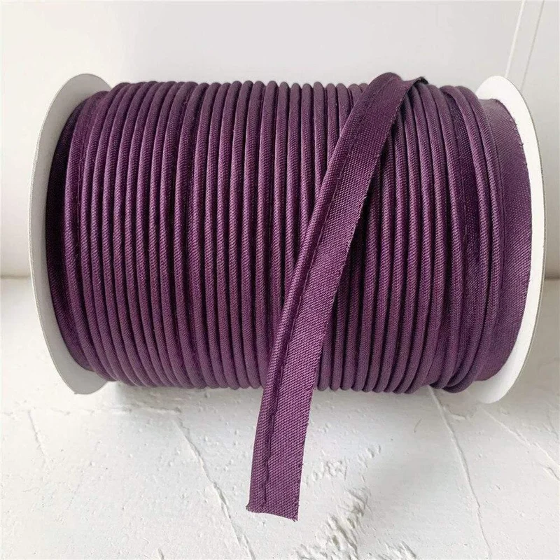 12 mm x 20 Yards/Karte, Satin-Schrägband, Bindeband, handgefertigt von AW, zum Nähen und Beschneiden von DIY-Kleidungsstücken