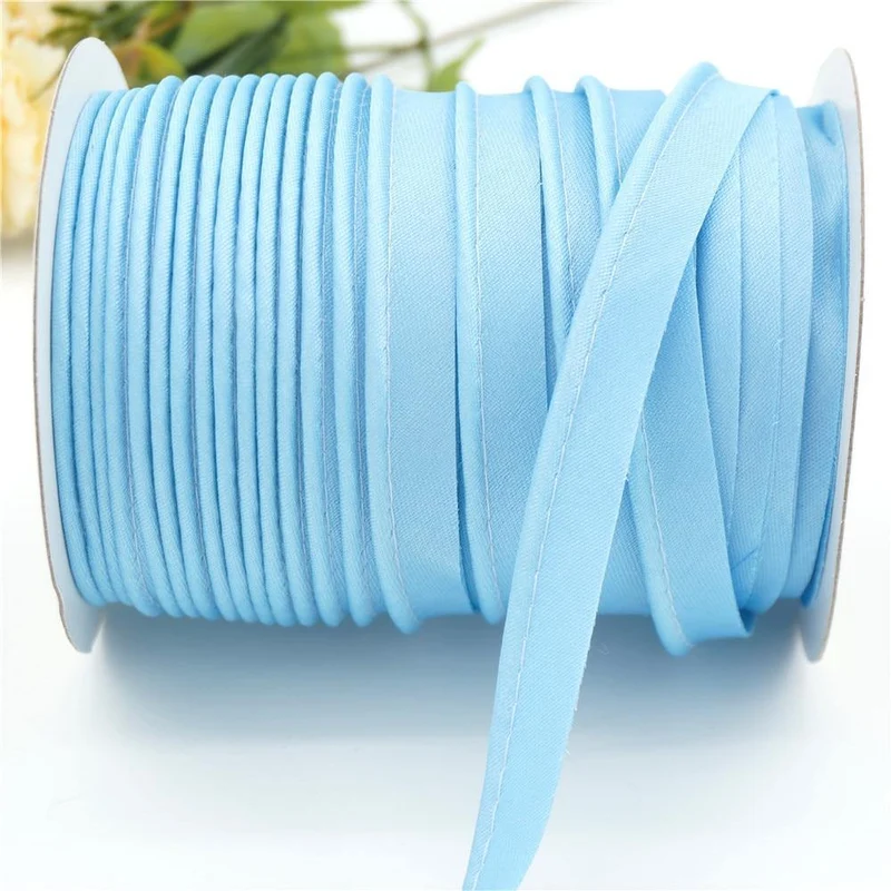 12 mm x 20 Yards/Karte, Satin-Schrägband, Bindeband, handgefertigt von AW, zum Nähen und Beschneiden von DIY-Kleidungsstücken