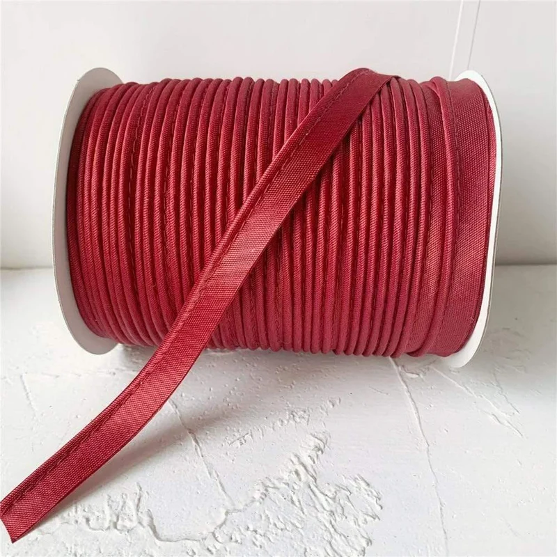 12 mm x 20 Yards/Karte, Satin-Schrägband, Bindeband, handgefertigt von AW, zum Nähen und Beschneiden von DIY-Kleidungsstücken