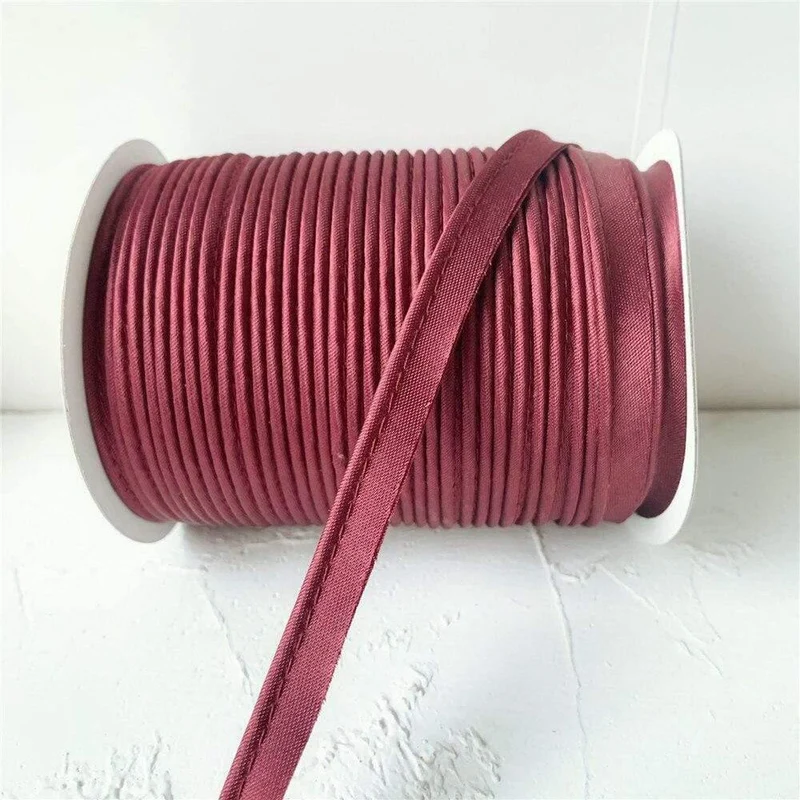 12 mm x 20 Yards/Karte, Satin-Schrägband, Bindeband, handgefertigt von AW, zum Nähen und Beschneiden von DIY-Kleidungsstücken