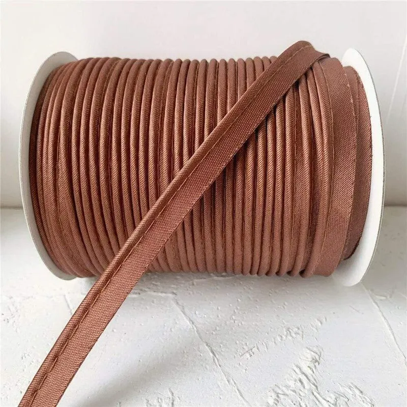 12 mm x 20 Yards/Karte, Satin-Schrägband, Bindeband, handgefertigt von AW, zum Nähen und Beschneiden von DIY-Kleidungsstücken