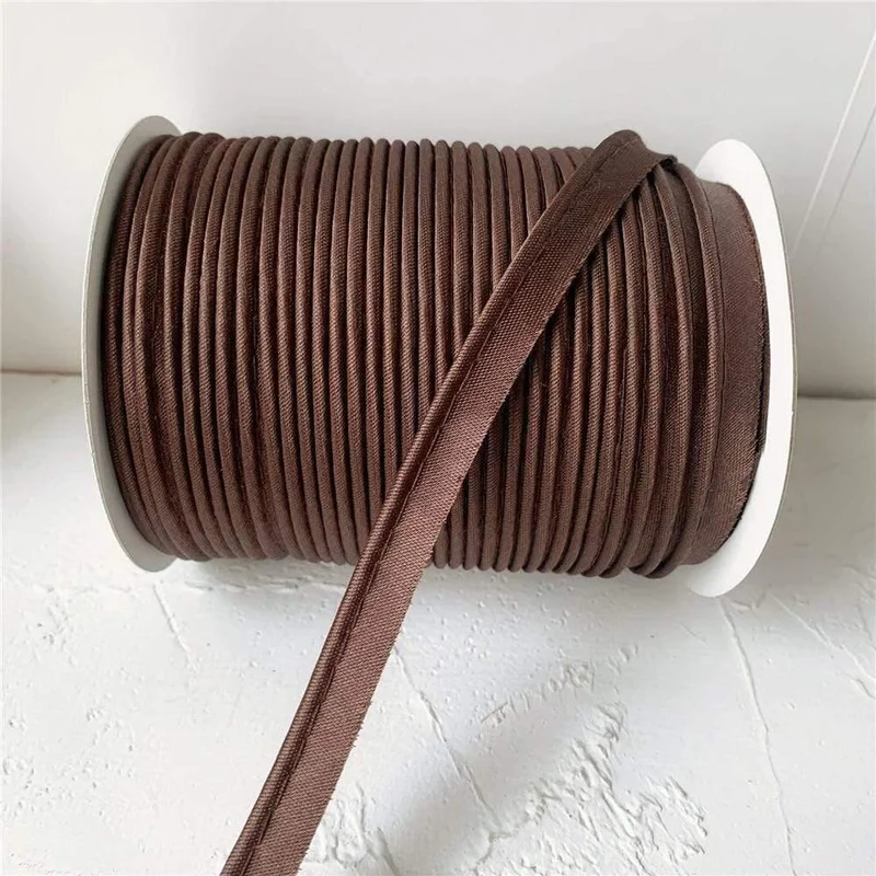 12 mm x 20 Yards/Karte, Satin-Schrägband, Bindeband, handgefertigt von AW, zum Nähen und Beschneiden von DIY-Kleidungsstücken