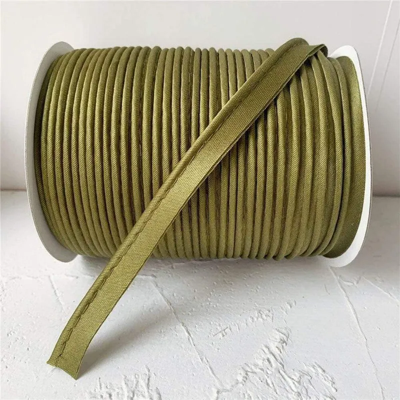 12 mm x 20 Yards/Karte, Satin-Schrägband, Bindeband, handgefertigt von AW, zum Nähen und Beschneiden von DIY-Kleidungsstücken