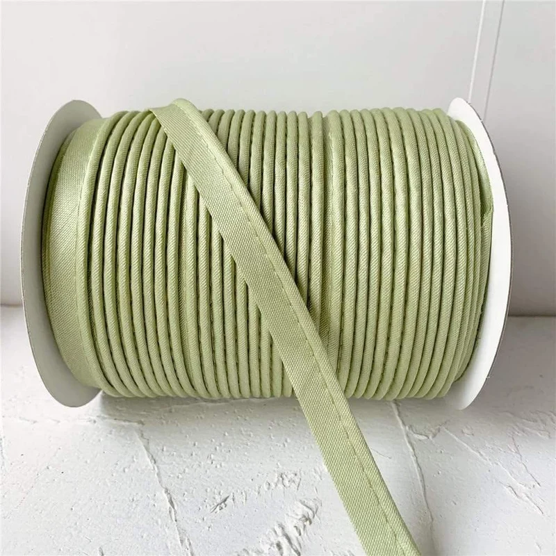 12 mm x 20 Yards/Karte, Satin-Schrägband, Bindeband, handgefertigt von AW, zum Nähen und Beschneiden von DIY-Kleidungsstücken