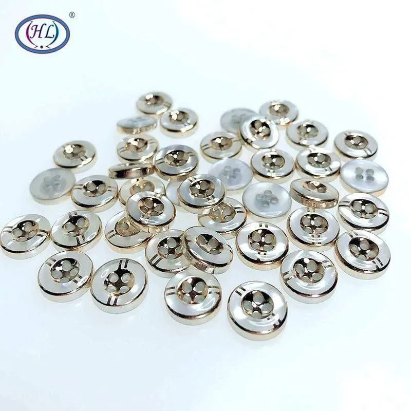50pcs / 100pcs / 200pcs 11mm 4 Löcher Harzknöpfe Shirt Bekleidung Nähzubehör DIY Crafts