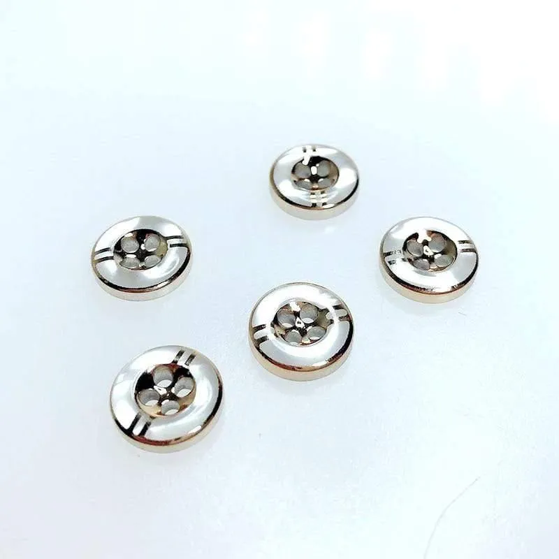 50pcs / 100pcs / 200pcs 11mm 4 Löcher Harzknöpfe Shirt Bekleidung Nähzubehör DIY Crafts