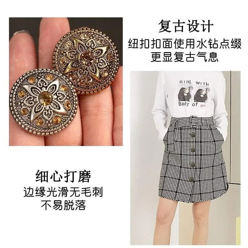 Mode Frauen Knöpfe Für Kleidung Dekorative Kleidung Anzug Rock Mantel Retro Vintage Kunststoff Botones Kleidungsstück Nähen Zubehör