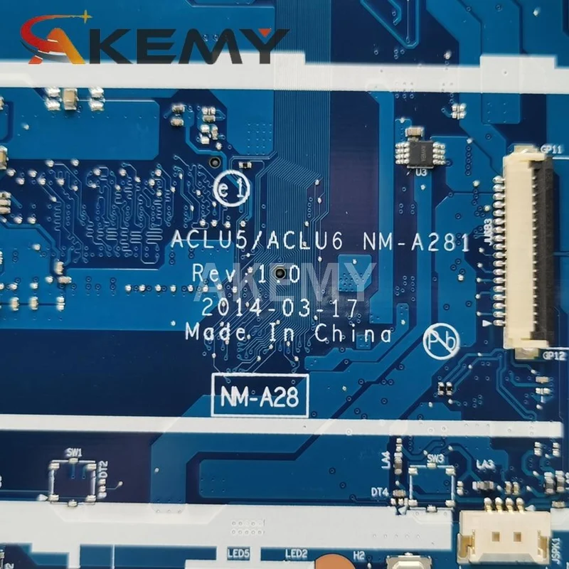 Lenovo G50-45 Laptop-Motherboard ACLU5/ACLU6 NM-A281 mit A8-6410 CPU G50-45 Mainboard-Motherboard 100 % getestet