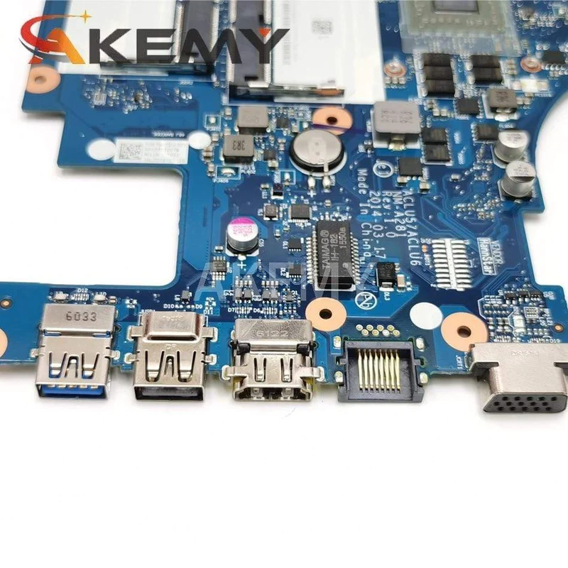 Lenovo G50-45 Laptop-Motherboard ACLU5/ACLU6 NM-A281 mit A8-6410 CPU G50-45 Mainboard-Motherboard 100 % getestet