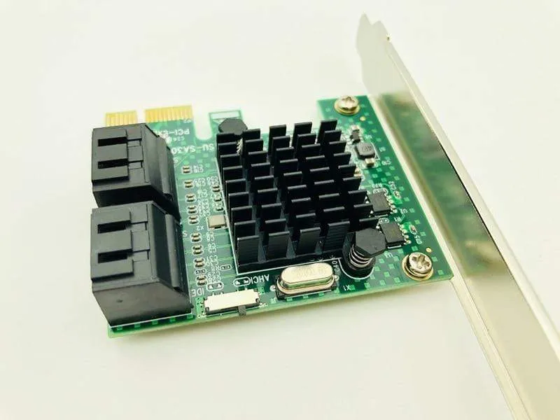 H1111Z Zusatzkarten PCIE/PCI-E/PCI Express SATA3 SATA 3 Controller SATA Multiplier/Erweiterung PCI E Adapter + Low Profile Halterung