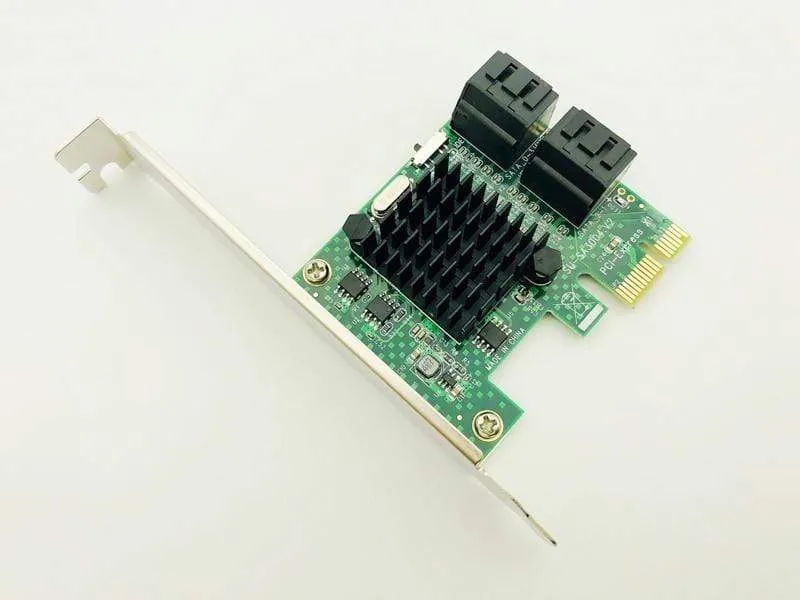 H1111Z Zusatzkarten PCIE/PCI-E/PCI Express SATA3 SATA 3 Controller SATA Multiplier/Erweiterung PCI E Adapter + Low Profile Halterung