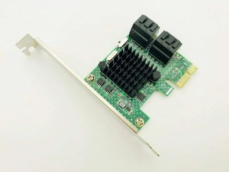 H1111Z Zusatzkarten PCIE/PCI-E/PCI Express SATA3 SATA 3 Controller SATA Multiplier/Erweiterung PCI E Adapter + Low Profile Halterung