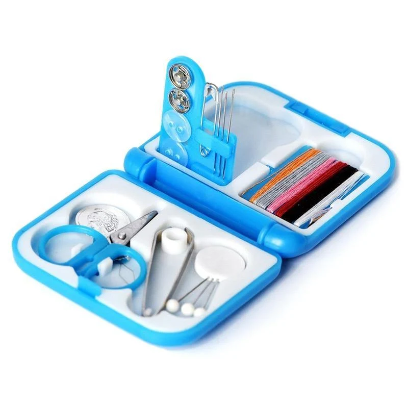 Multifunktionales Nähset, komplettes Set, zufällige Farbe, Fadennadeln, Scherenpinzette, Nadelset, Nähkästchen-Set, Haushalt, Kunsthandwerk