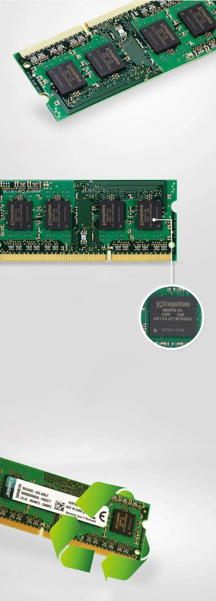 Kingston 8 GB DDR3L 1600 MHz 1.35 V Laptop-RAM (KCP3L16SD8/8)