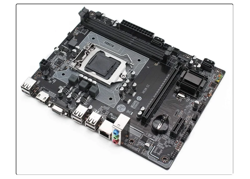 H61-Motherboard LGA 1155 unterstützt DDR3 16G Desktop-RAM-Speicher Intel CORE i3/i5/i7 LGA1155-Prozessor USB2.0 Micro-ATX H61M-S1