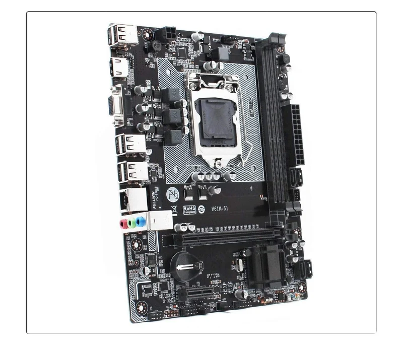 H61-Motherboard LGA 1155 unterstützt DDR3 16G Desktop-RAM-Speicher Intel CORE i3/i5/i7 LGA1155-Prozessor USB2.0 Micro-ATX H61M-S1