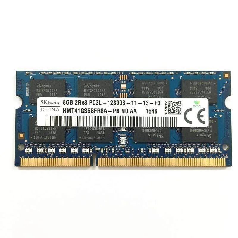 Sk hynix DDR3 RAMS 8 GB 2RX8 PC3L-12800S DDR3 1600 MHz 1.35 V 8 GB LAPTOP-SPEICHER ddr3