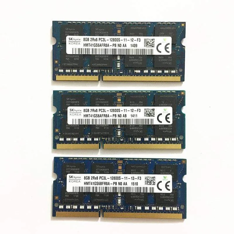 Sk hynix DDR3 RAMS 8 GB 2RX8 PC3L-12800S DDR3 1600 MHz 1.35 V 8 GB LAPTOP-SPEICHER ddr3