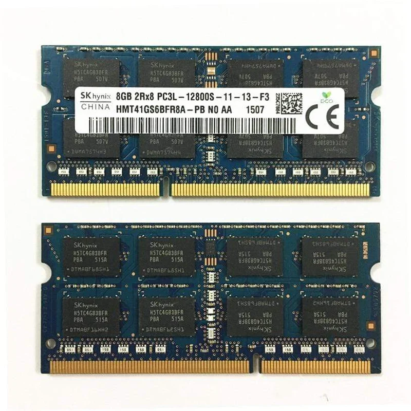 Sk hynix DDR3 RAMS 8 GB 2RX8 PC3L-12800S DDR3 1600 MHz 1.35 V 8 GB LAPTOP-SPEICHER ddr3