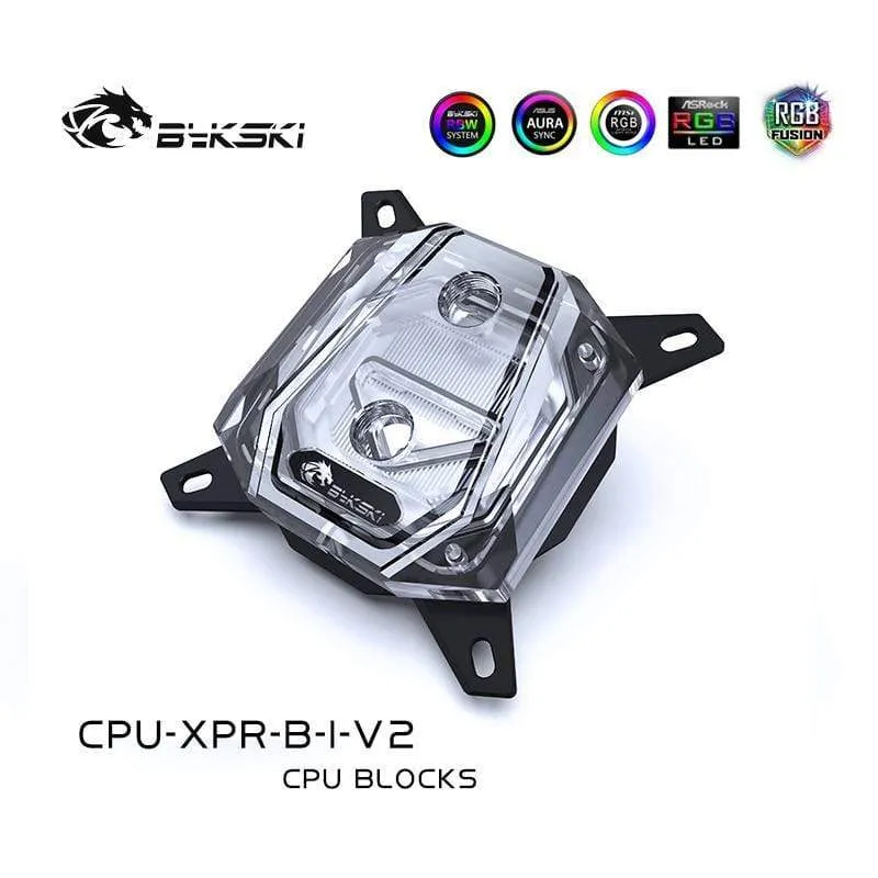 CPU-RGB-Wasserkühler für Ryzen AMD AM3 AM3 + AM4, Intel LGA 1150 1151 1155 1156 x99 x299 Plattform, RGB-Edition