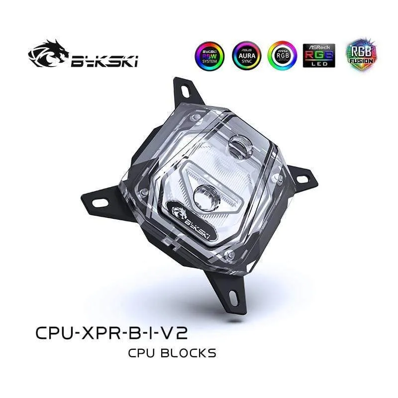 CPU-RGB-Wasserkühler für Ryzen AMD AM3 AM3 + AM4, Intel LGA 1150 1151 1155 1156 x99 x299 Plattform, RGB-Edition