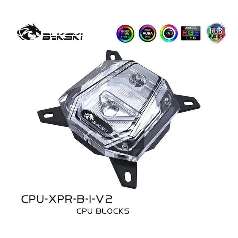 CPU-RGB-Wasserkühler für Ryzen AMD AM3 AM3 + AM4, Intel LGA 1150 1151 1155 1156 x99 x299 Plattform, RGB-Edition