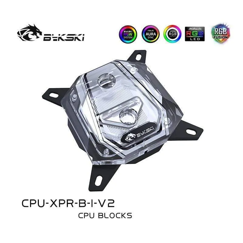 CPU-RGB-Wasserkühler für Ryzen AMD AM3 AM3 + AM4, Intel LGA 1150 1151 1155 1156 x99 x299 Plattform, RGB-Edition
