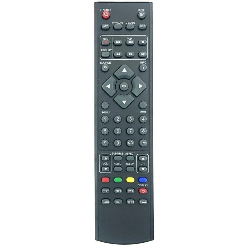 Ersatzfernbedienung UMC RMU/RMC/0006 für Blaupunkt LED-Fernseher 4074JGB, B2FA112BK, B32PW58H, B40C74TFHD, B46PW191FHK