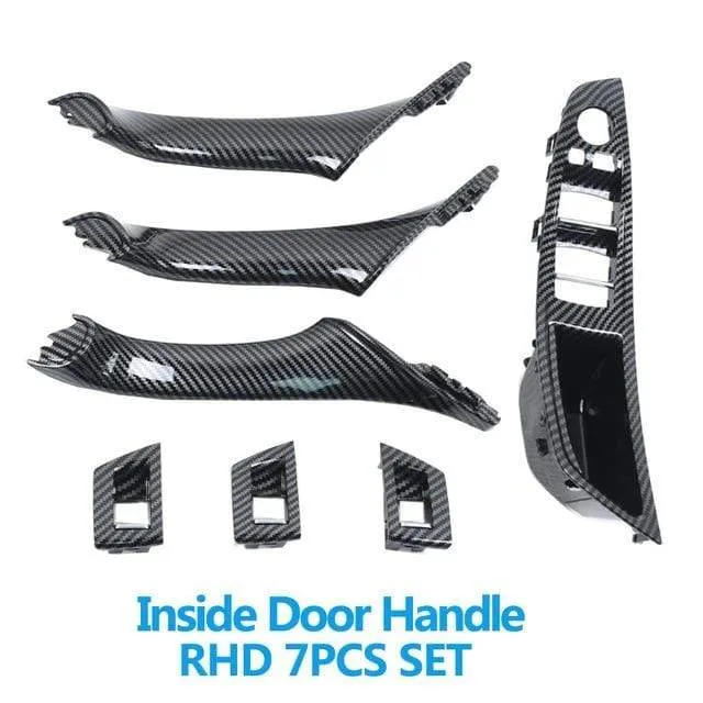 LHD RHD Innentür Armlehne Pull Griff Montage Ersatz aus Kohlefaser für BMW 5 Series F10 F11 520i 523i 525i 528i 535i