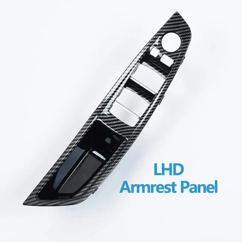 LHD RHD Innentür Armlehne Pull Griff Montage Ersatz aus Kohlefaser für BMW 5 Series F10 F11 520i 523i 525i 528i 535i
