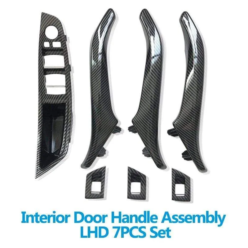 LHD RHD Innentür Armlehne Pull Griff Montage Ersatz aus Kohlefaser für BMW 5 Series F10 F11 520i 523i 525i 528i 535i