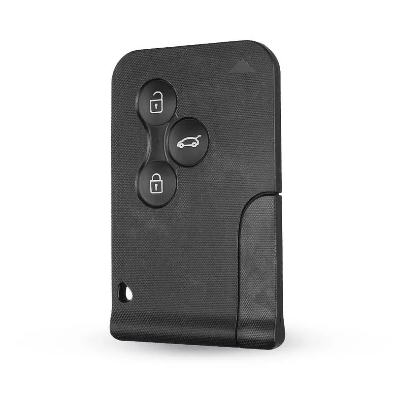 ID46 PCF7947 Chip Für Renault Clio Logan Megane 2 3 Scenic Remote Key 3 Tasten 433Mhz Smart Card Notfall einfügen Schlüssel
