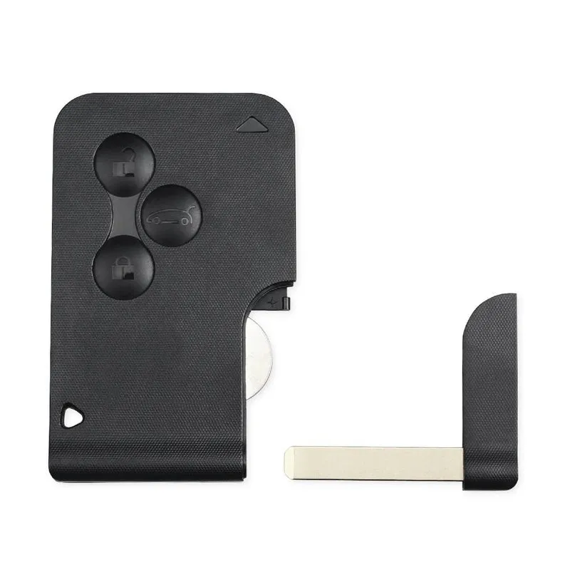 ID46 PCF7947 Chip Für Renault Clio Logan Megane 2 3 Scenic Remote Key 3 Tasten 433Mhz Smart Card Notfall einfügen Schlüssel