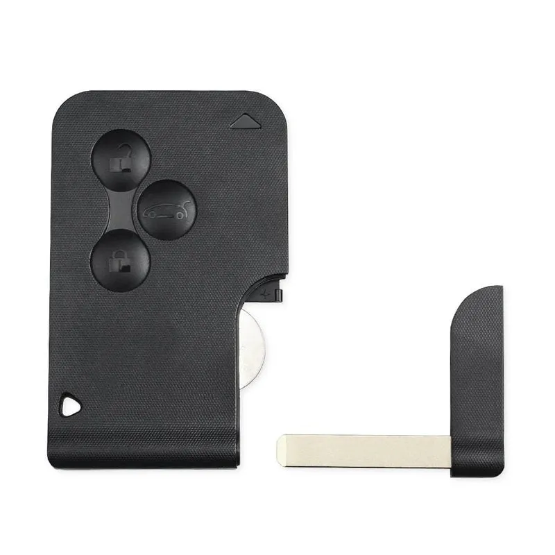 ID46 PCF7947 Chip Für Renault Clio Logan Megane 2 3 Scenic Remote Key 3 Tasten 433Mhz Smart Card Notfall einfügen Schlüssel