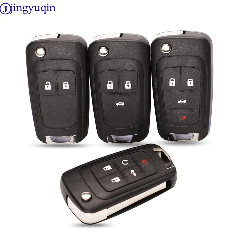 Flip Folding Remote Auto Schlüsselschale für Chevrolet Cruze Epica Lova Camaro Impala 2 3 4 5 Taste HU100 Klinge